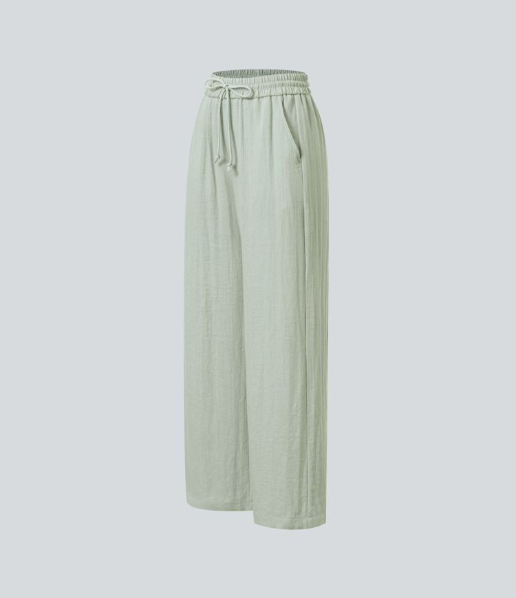 Dotty Breeze Wide-Leg Pants