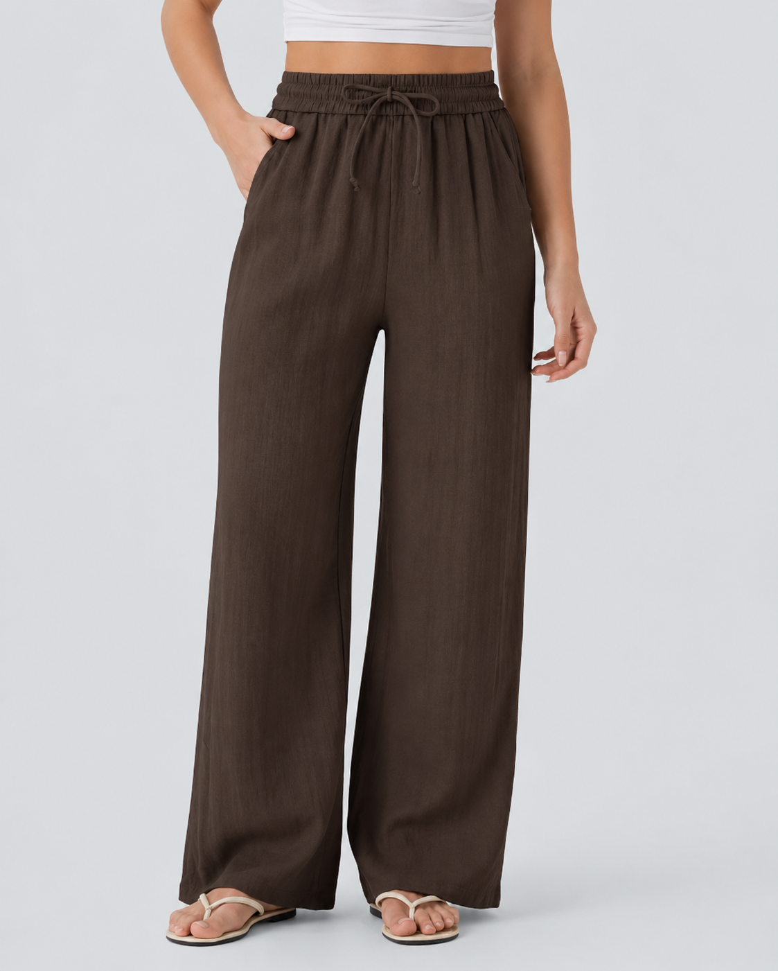 Dotty Breeze Wide-Leg Pants