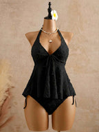 Lace Halter Bikini Set