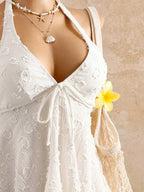 Lace Halter Bikini Set
