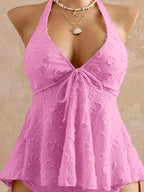 Lace Halter Bikini Set