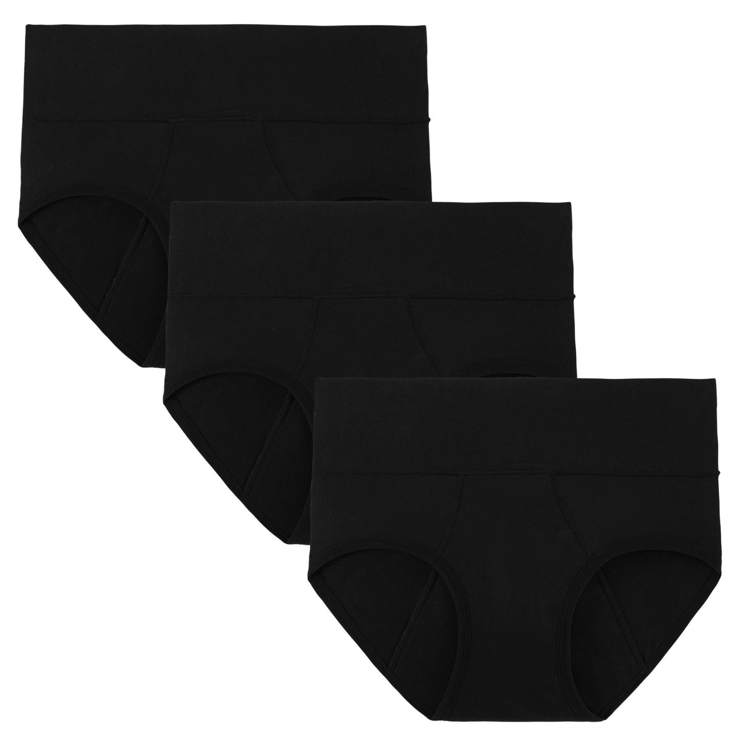 High Waist Bamboo Viscose Heavy Flow Period Underwear