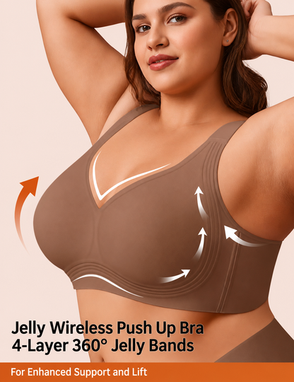 Classic T-Shirt Bra, Wireless Full Coverage for All Day Comfort