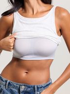 Ribbed Dainty Boat Neck Brami