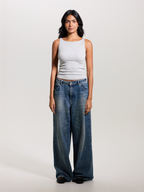 Ribbed Dainty Boat Neck Brami