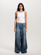 Ribbed Dainty Boat Neck Brami