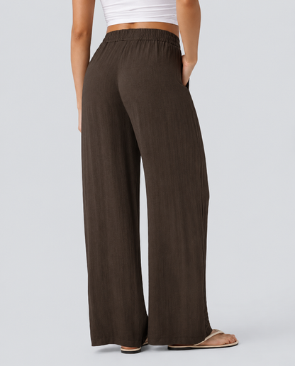 Dotty Breeze Wide-Leg Pants