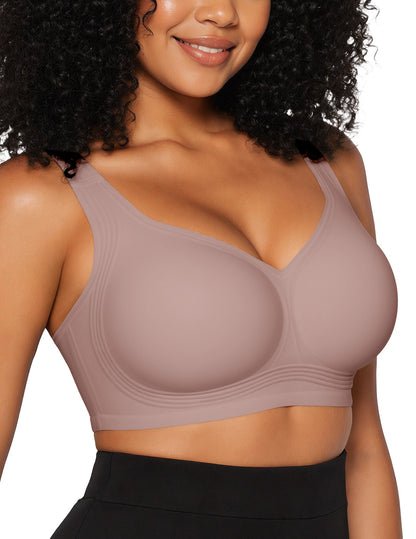 Classic T-Shirt Bra, Wireless Full Coverage for All Day Comfort