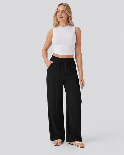 Dotty Breeze Wide-Leg Pants