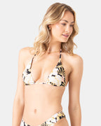 Tropical Tiki Triangle Bikini Top