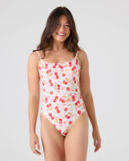 Cherry On Top Low Back One Piece Swimsuit