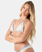 Catch My Drift Tiki Triangle Bikini Top