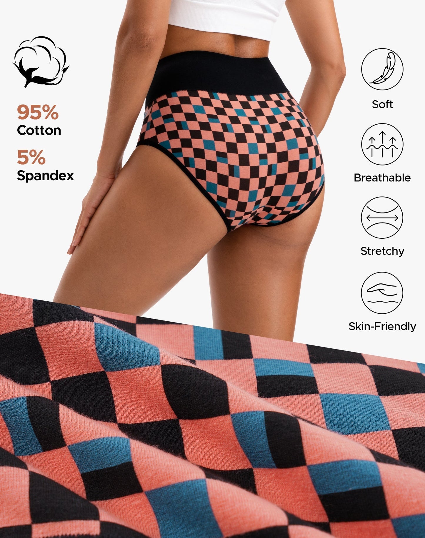 Women's High Waisted Briefs