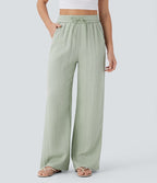 Dotty Breeze Wide-Leg Pants