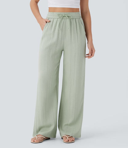 Dotty Breeze Wide-Leg Pants