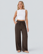 Dotty Breeze Wide-Leg Pants
