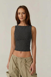 Black Polka Dots