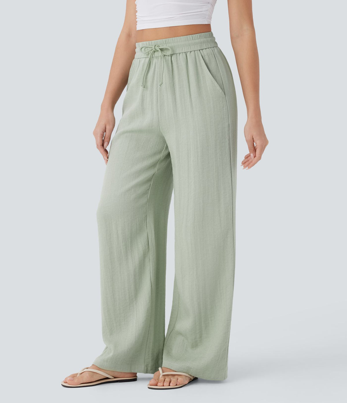 Dotty Breeze Wide-Leg Pants