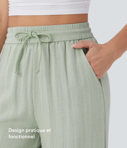Dotty Breeze Wide-Leg Pants