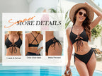 Blooming Jelly Curvy Cutout String Bathing Suit Womens Two Piece Bikini Set