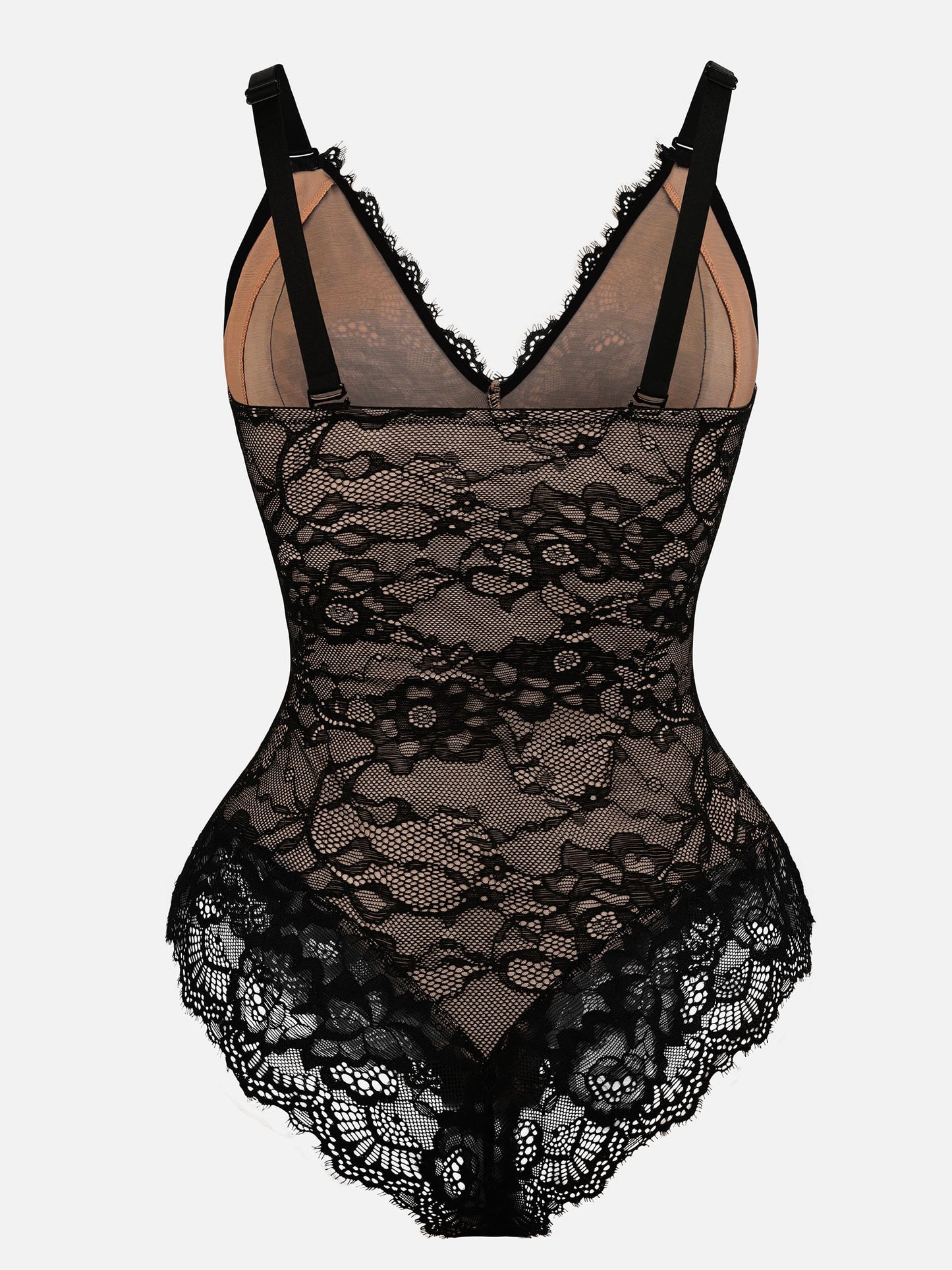 Lace V-Neck Breathable Bodysuit
