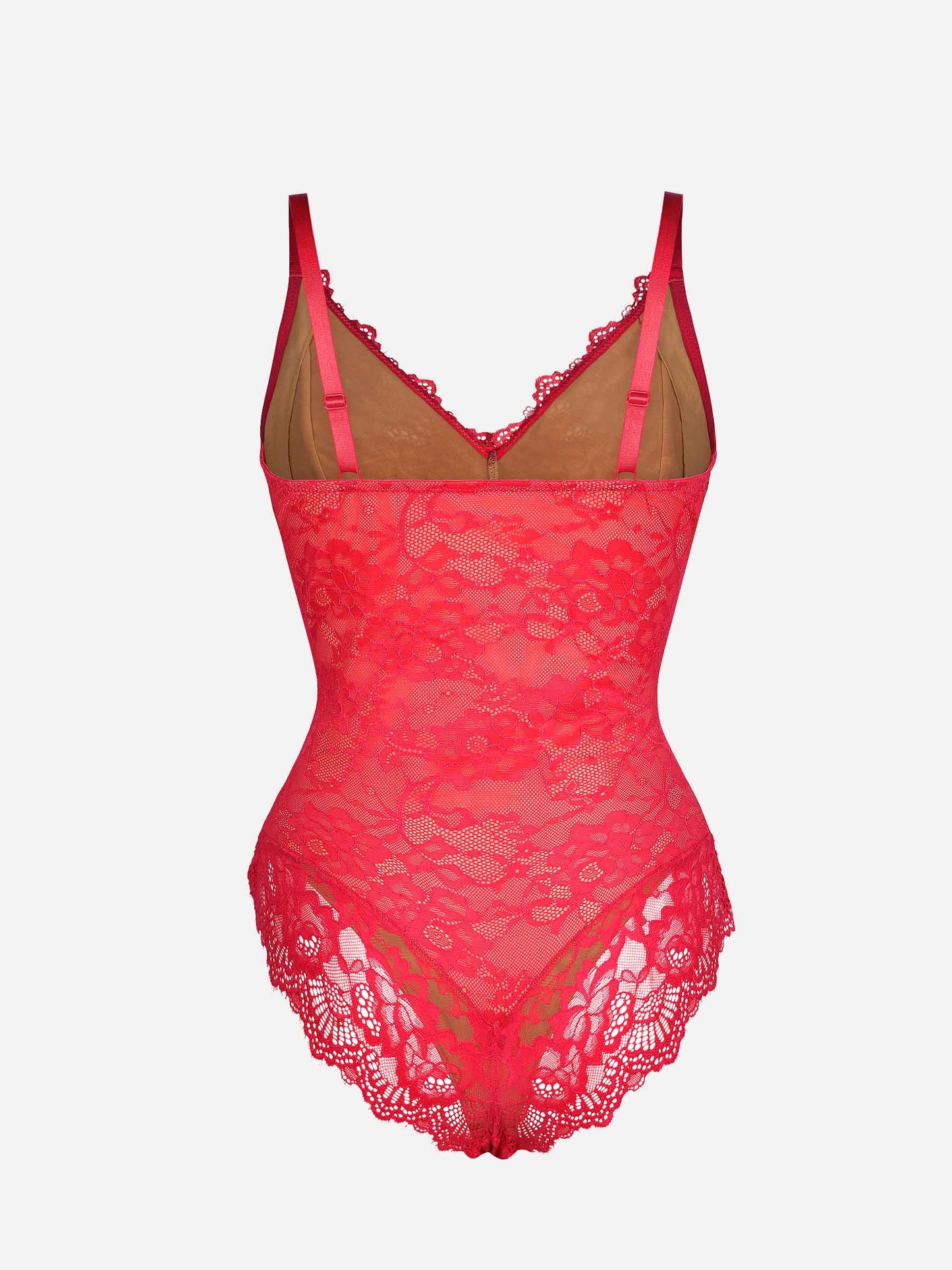 Lace V-Neck Breathable Bodysuit