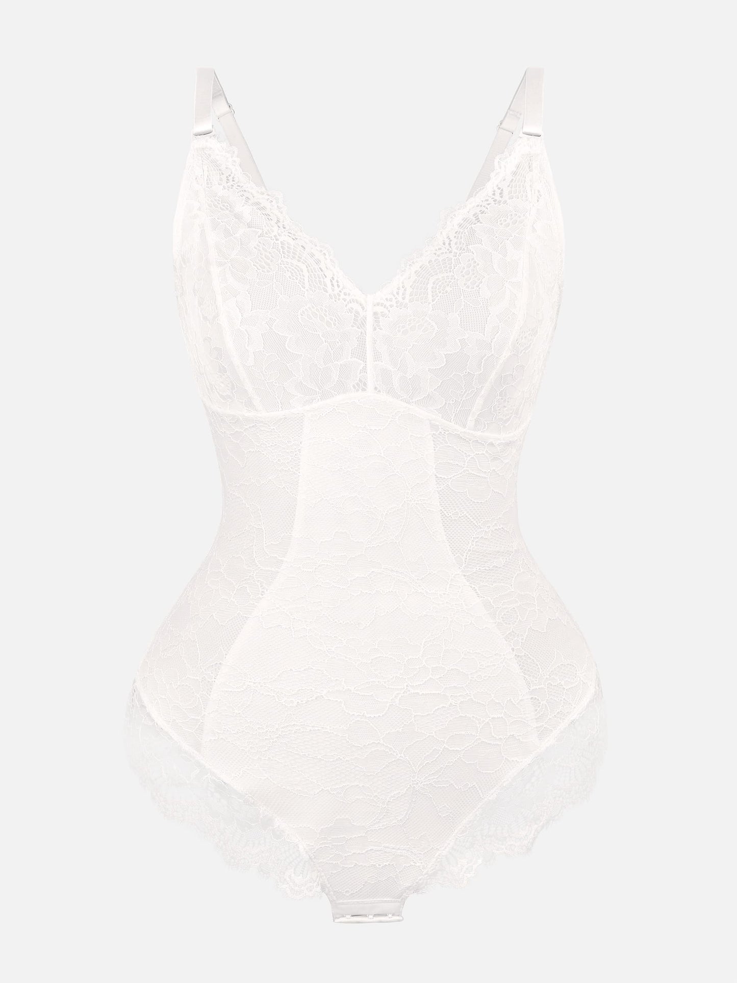 Lace V-Neck Breathable Bodysuit