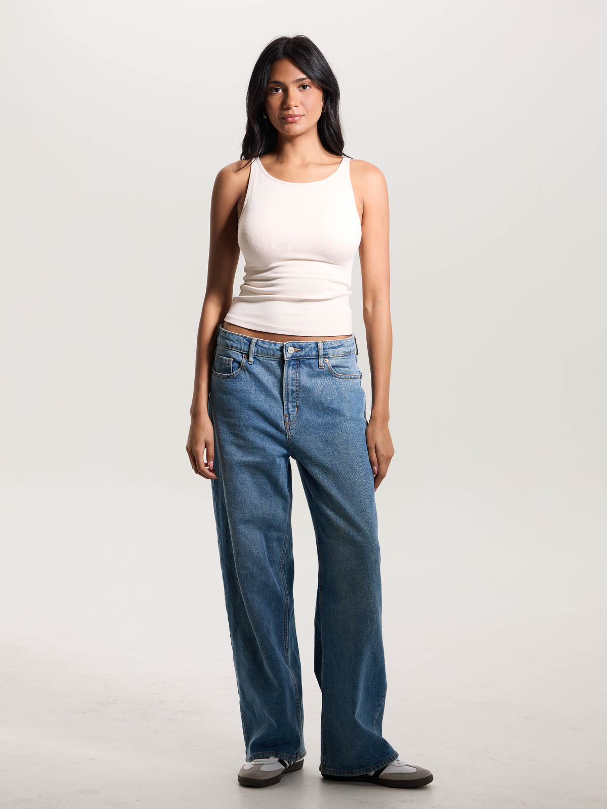 Ribbed Dainty Boat Neck Brami
