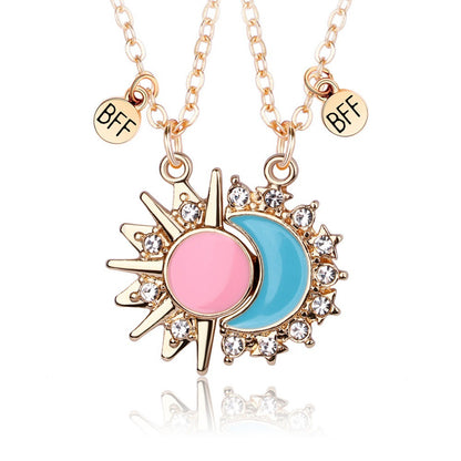 Celestial Trio — Star, Moon & Sun Keychain Set
