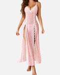 Nuisette longue fendue — Voile & Dentelle