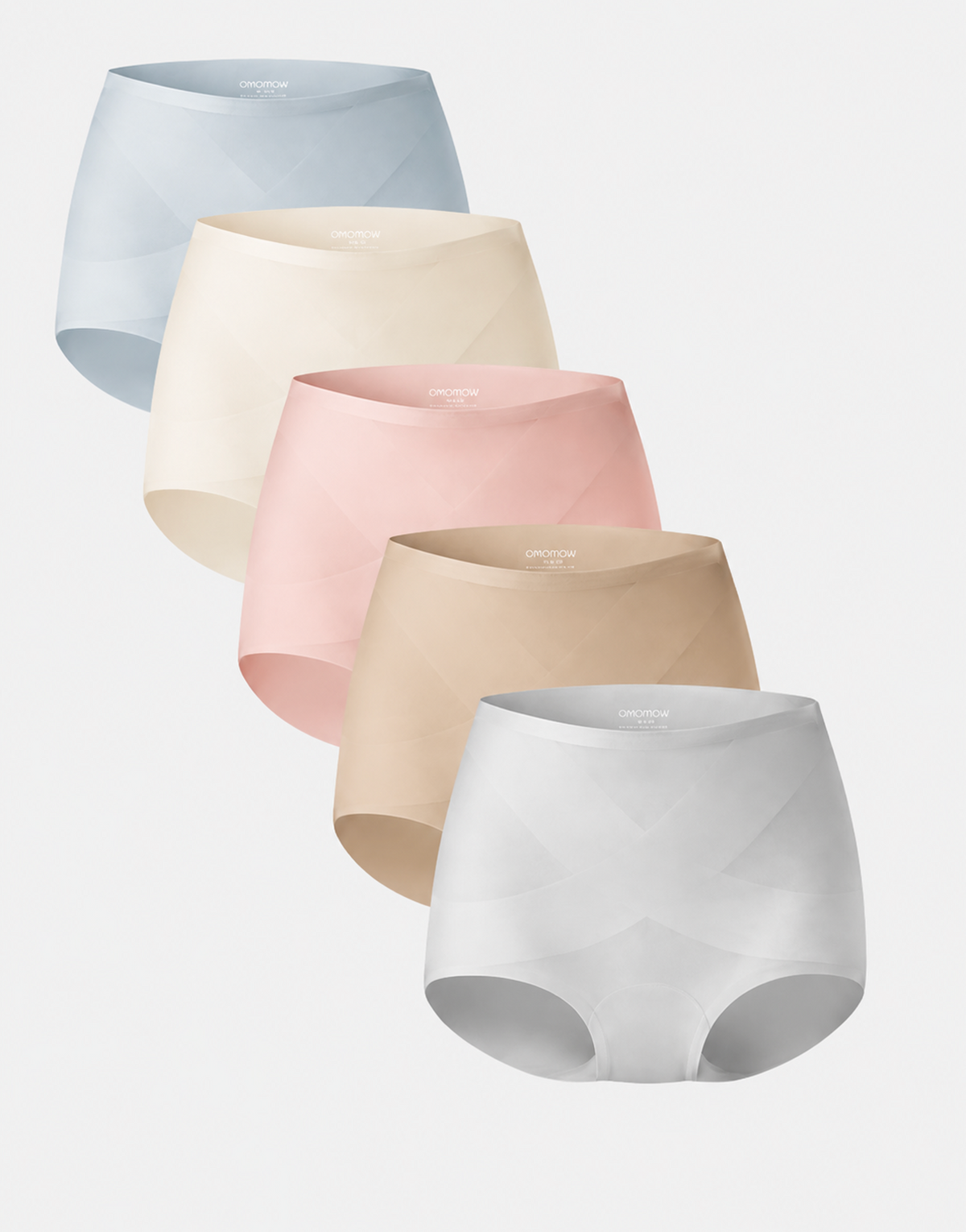 BLISS Seamless — Lot de 5 culottes taille haute