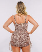 Smart Sculpt™ All-In-One Mesh Wrap Shaping Swimsuit