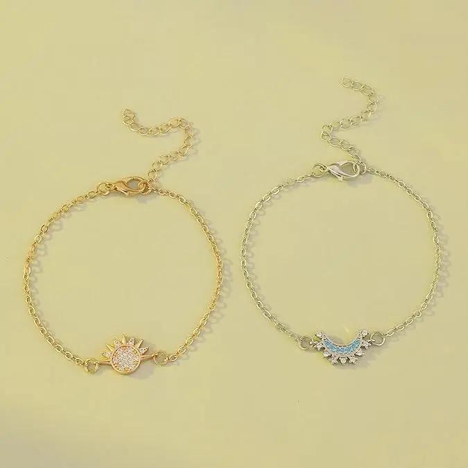 Sun and Moon Bracelet Set for bestfriend