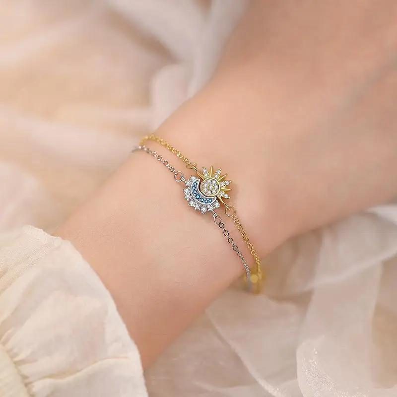 Sun and Moon Bracelet Set for bestfriend