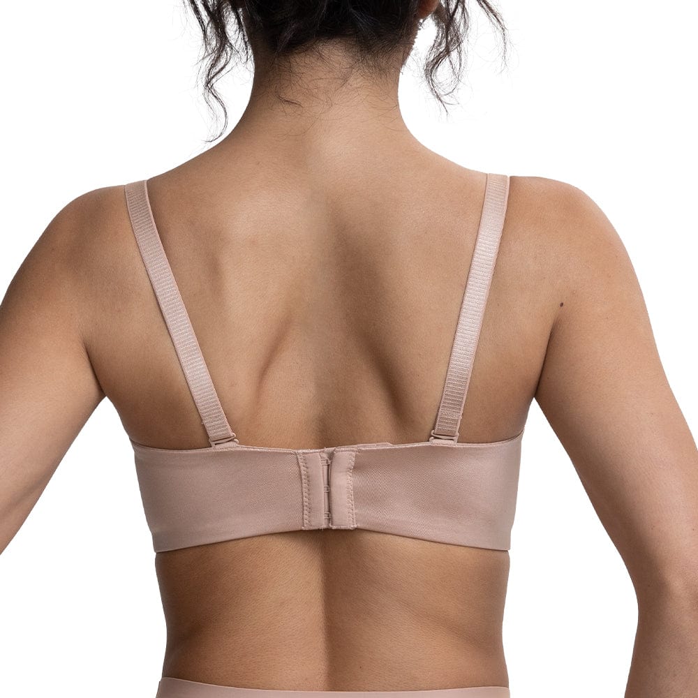 "Add Two Cups" Padded Wireless Plunge Push Up Bra