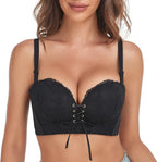"Add Two Cups" Padded Wireless Plunge Push Up Bra