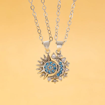 Sun & Moon Necklace Set - Duo Pack